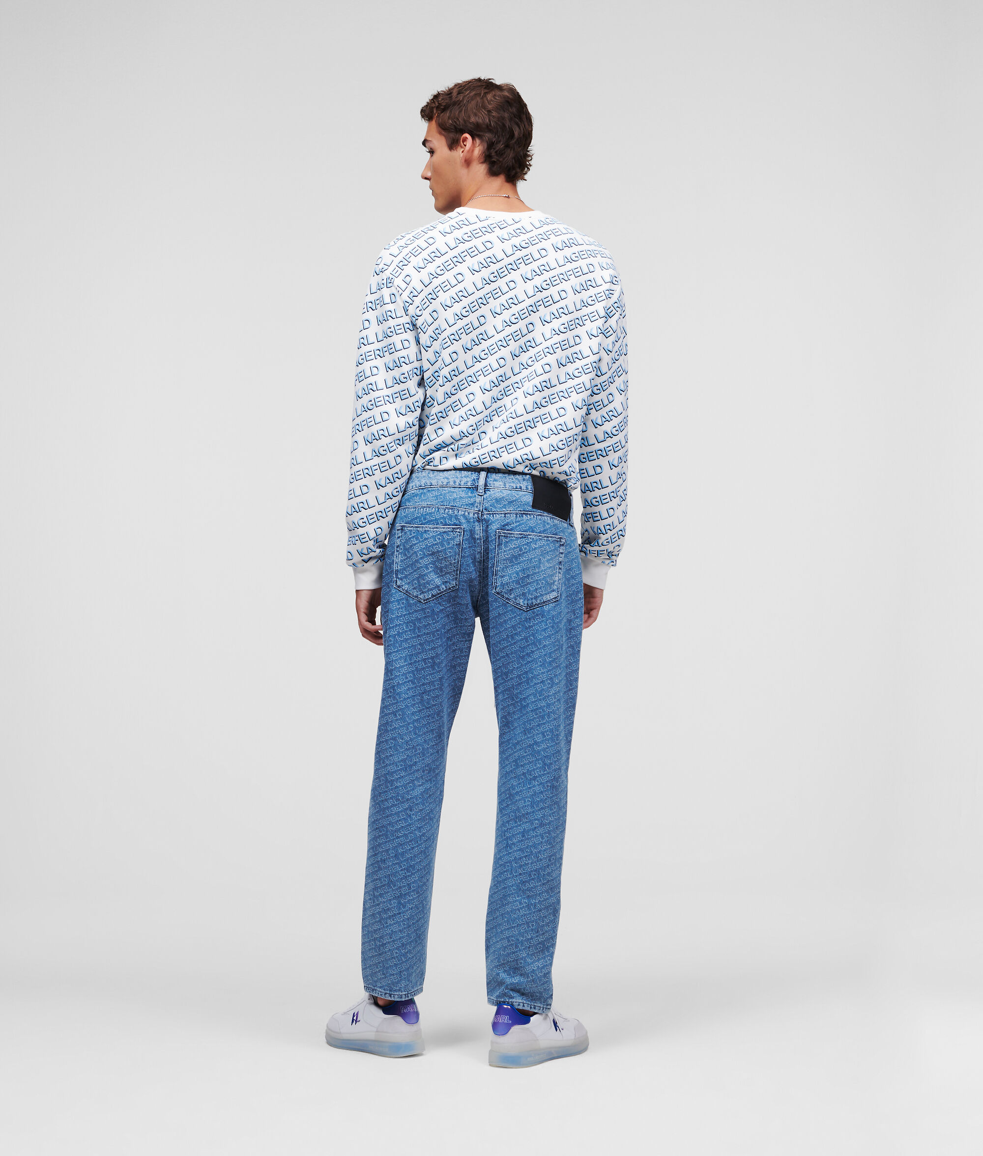 (image for) Top-Notch DIAGONAL KARL LOGO JEANS